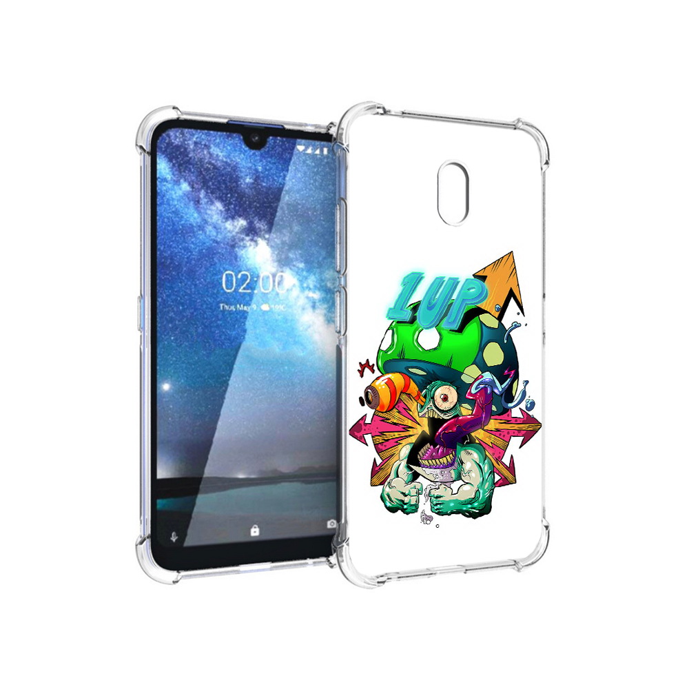 

Чехол MyPads Tocco для Nokia 2.2 сильный гриб абстракция (PT134721.103.599), Прозрачный, Tocco