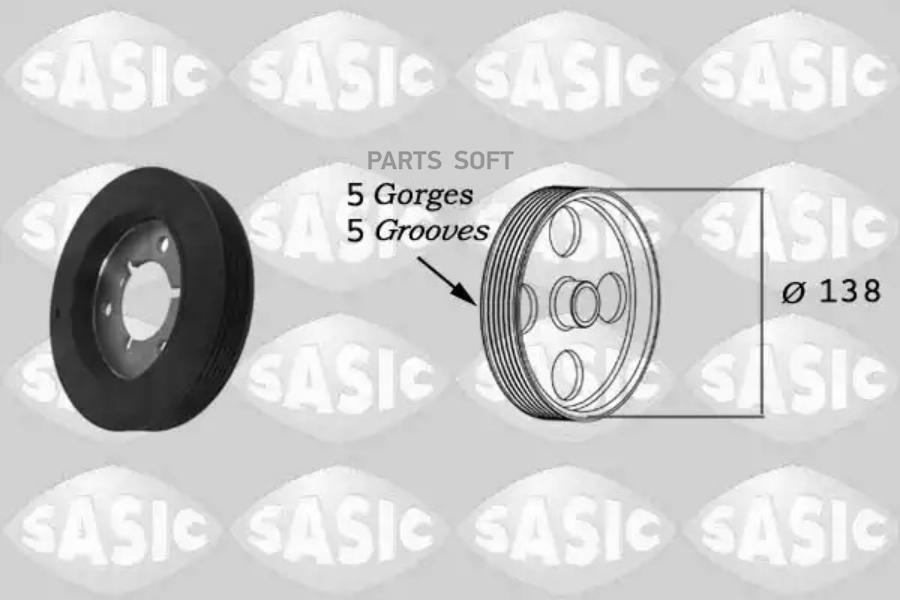 

Ременный Шкив Коленчатый Вал Sasic 2150009