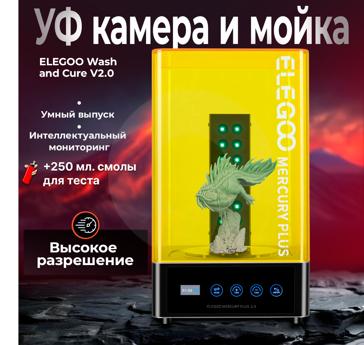 Ванночка для 3d принтера Elegoo MERCURYPLUSV2.0