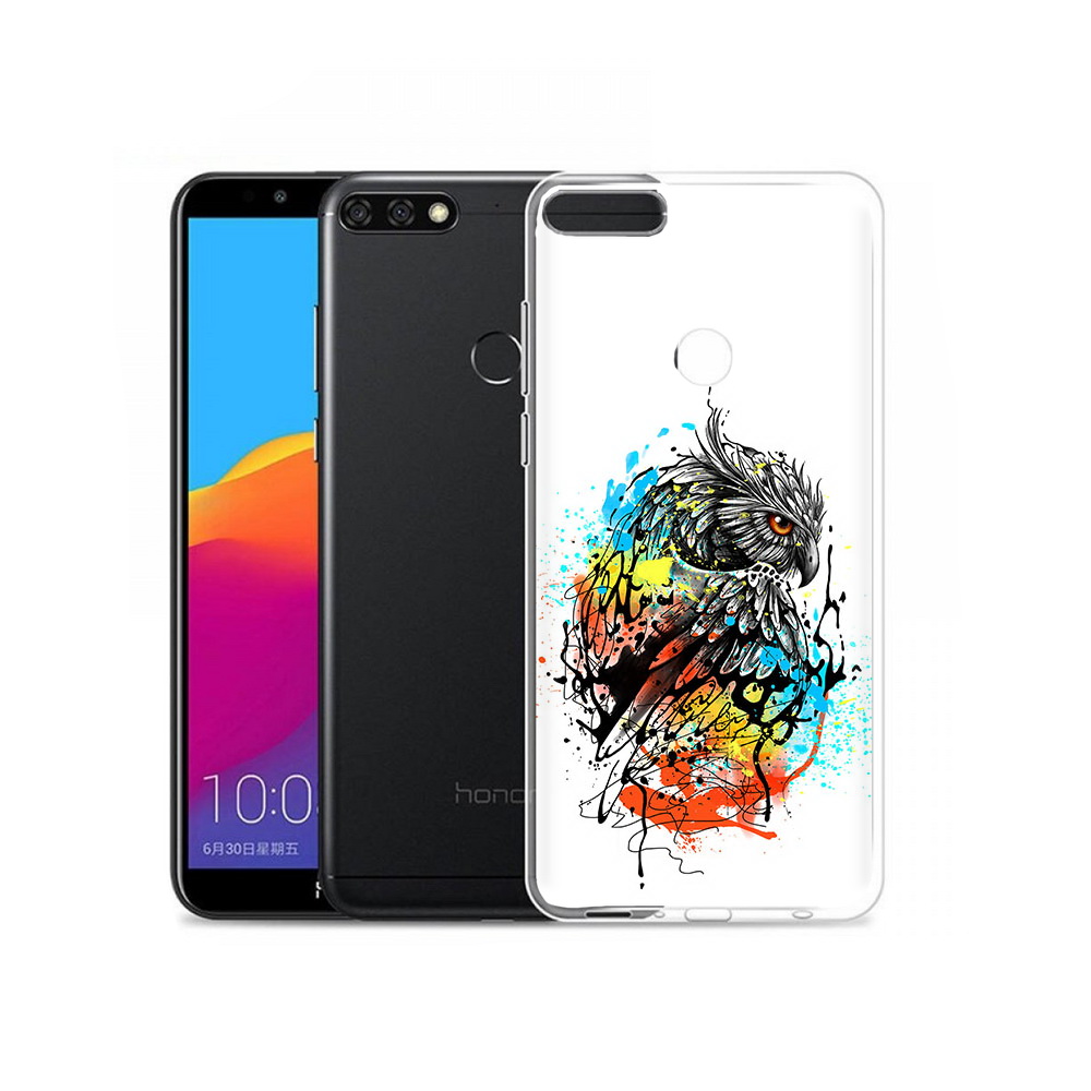 

Чехол MyPads Tocco для Honor 7C Pro Творческая сова (PT113786.47.170), Прозрачный, Tocco