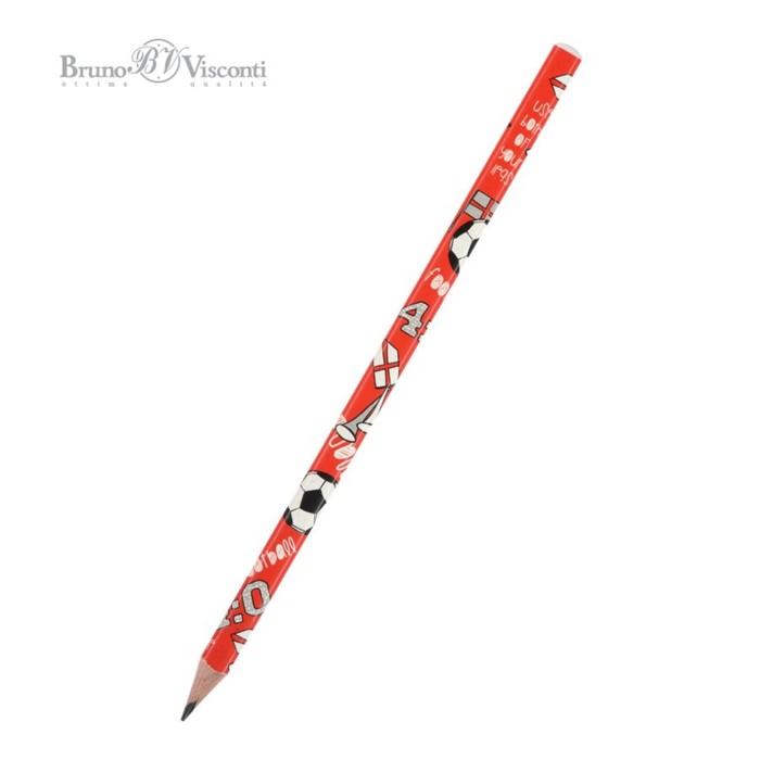 

Карандаш чернографитный BrunoVisconti HappyGraphix JUMBO "Футбол. Чемпионы. Англия", НВ, т