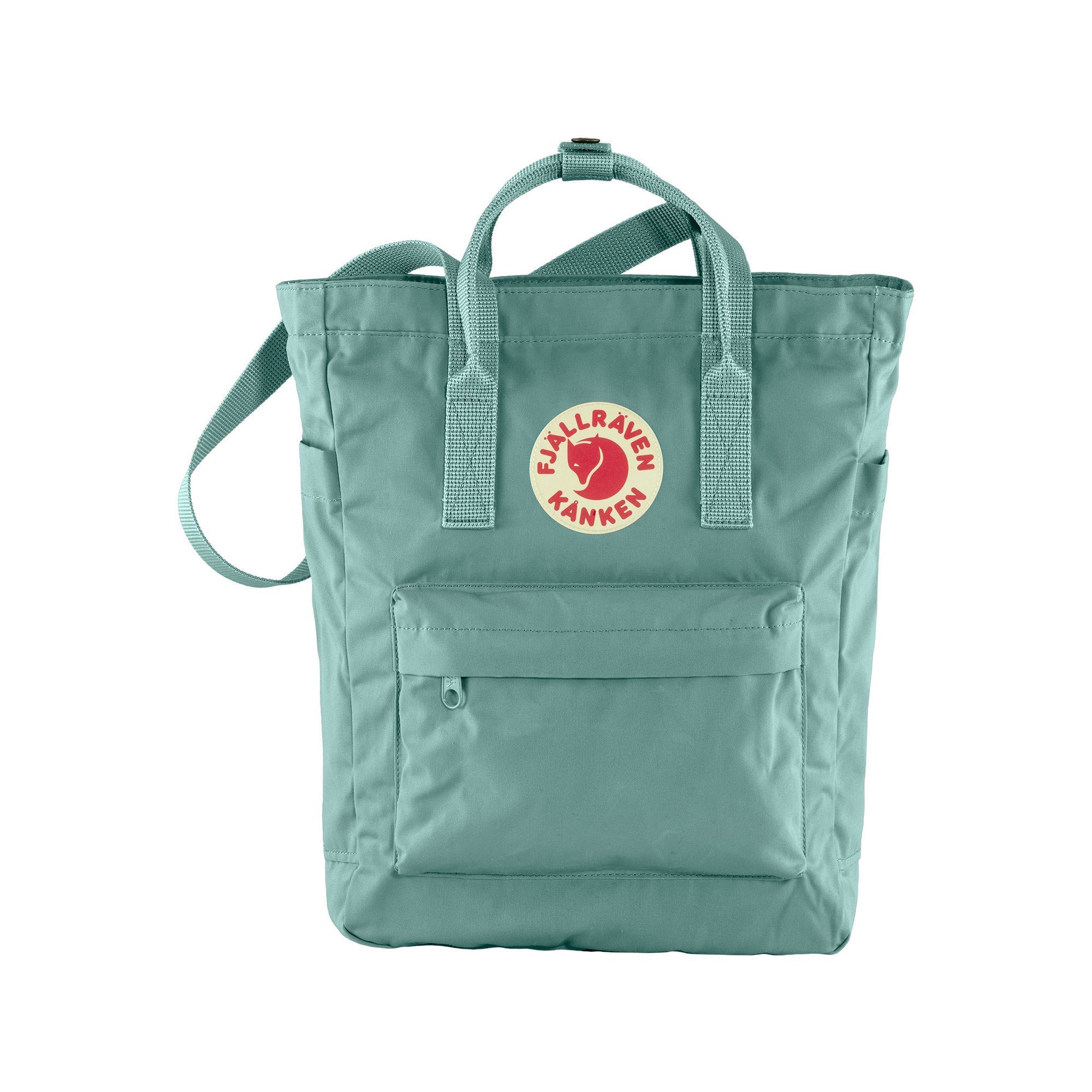 фото Рюкзак женский fjallraven kanken totepack f23710 зеленый 14 л