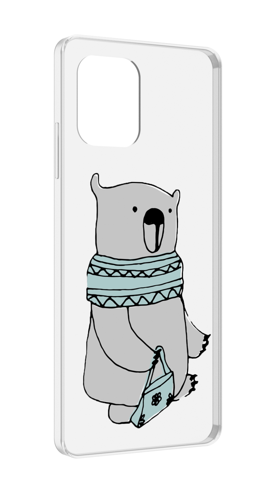 

Чехол MyPads Модный медведь для UMIDIGI Power 7 Max / Power 7S, Прозрачный, Tocco