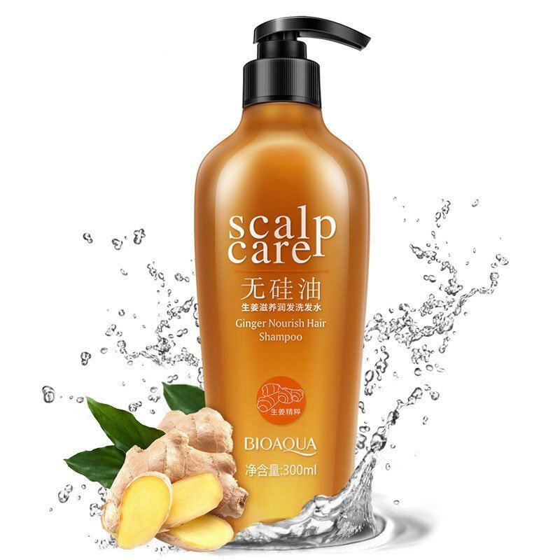 фото Шампунь с экстрактом имбиря scalp care ginger nourish bioaqua 300 мл