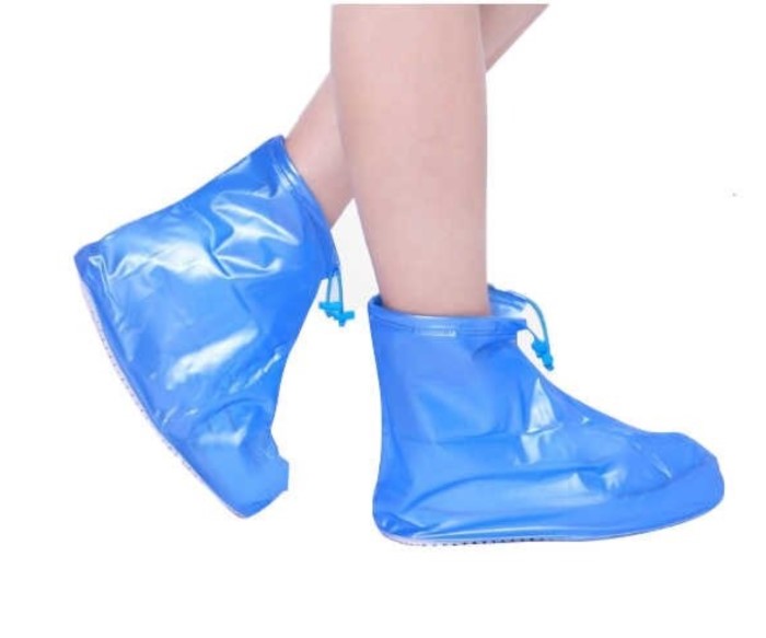 фото Защитные чехлы для обуви на замке синие xl zdk