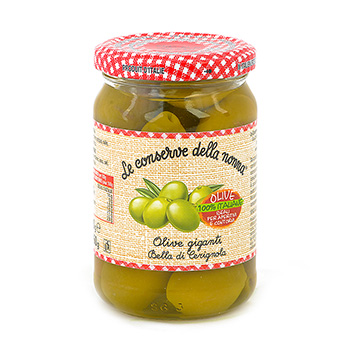 

Оливки зеленые Le conserve della Nonna белла чериньола в рассоле 290 г