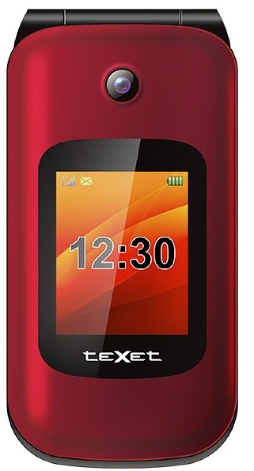 фото Мобильный телефон texet tm-b202 red