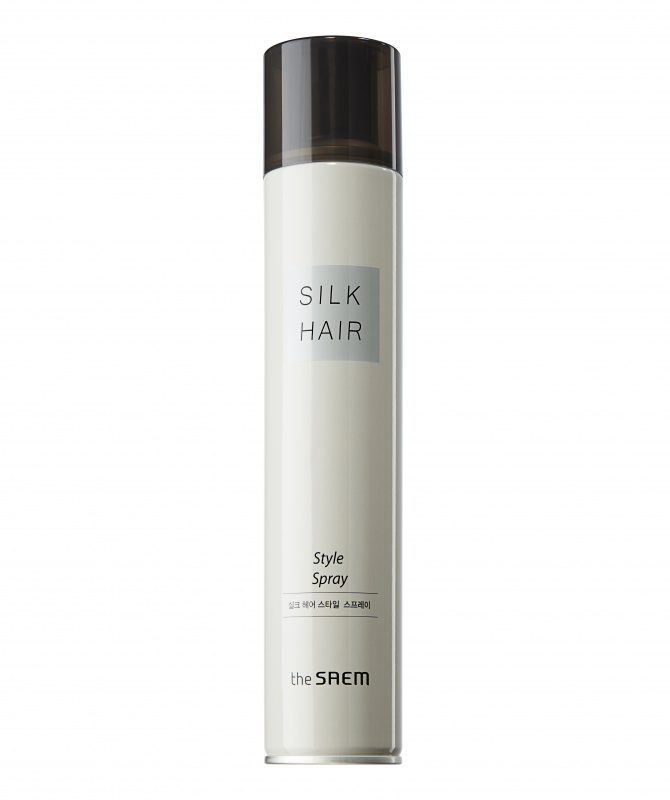 Лак для волос The Saem Silk Hair Style Spray с протеинами шелка, 300 мл