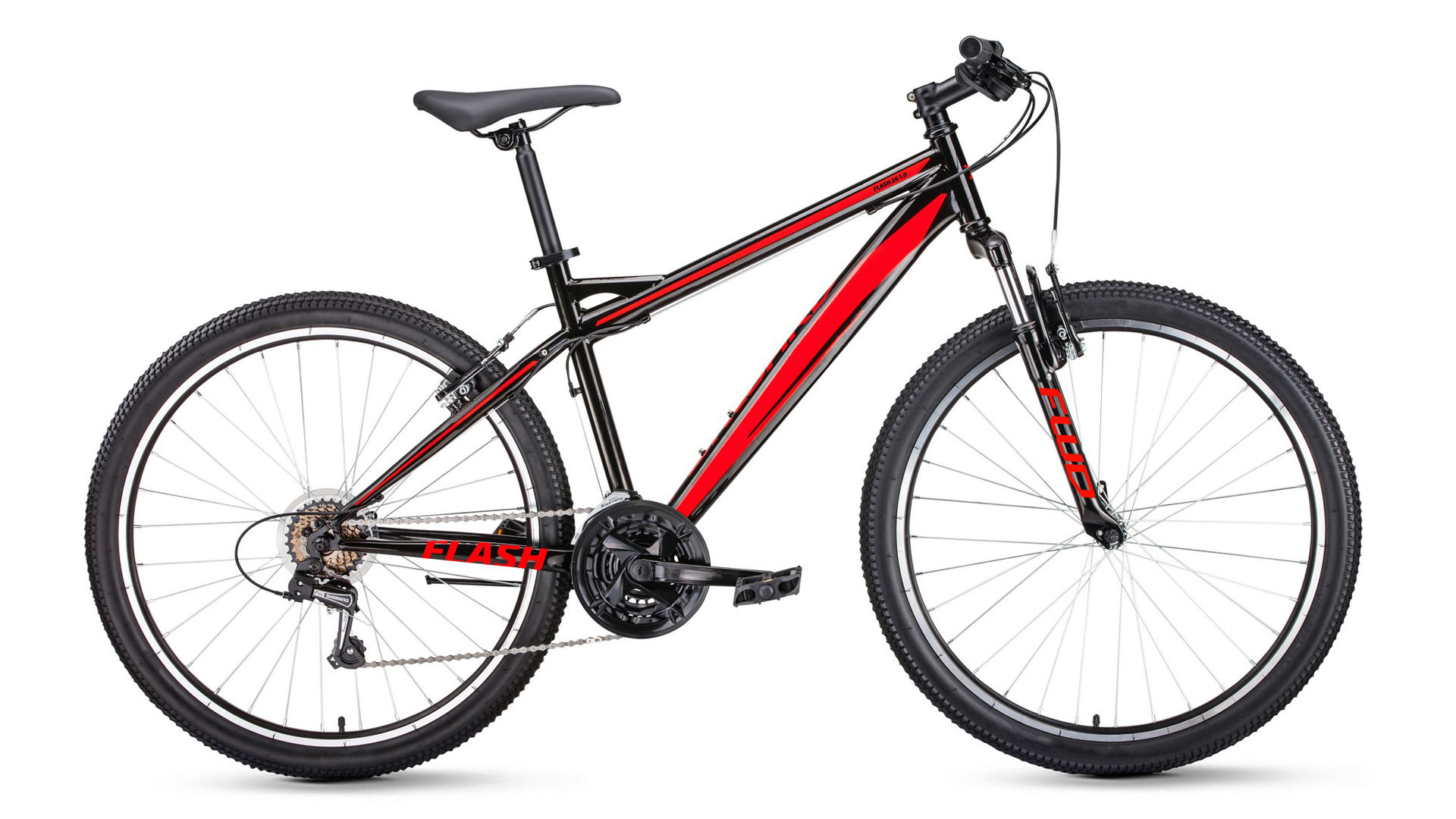 фото Велосипед forward flash 26 1.0 2020 17" black/red