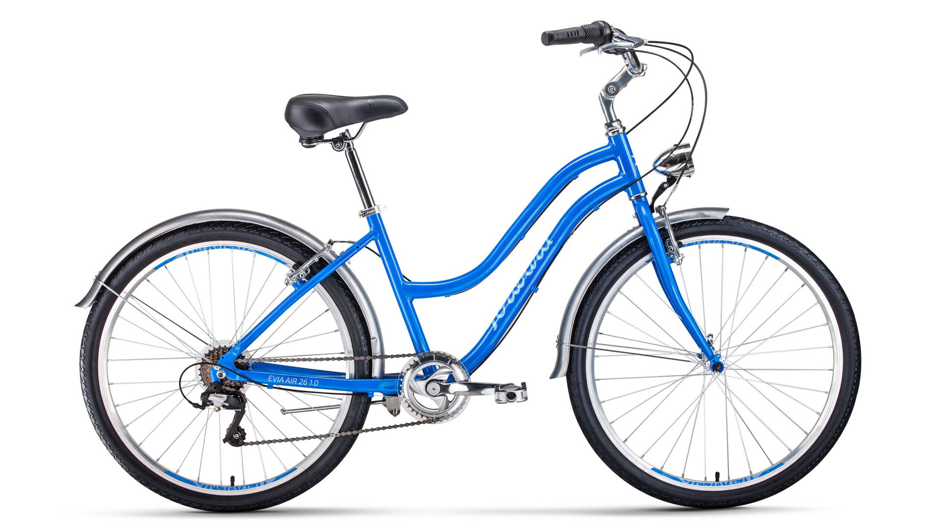 

Велосипед Forward Evia Air 26 1.0 2020 16" blue/white, Evia Air 26 1.0