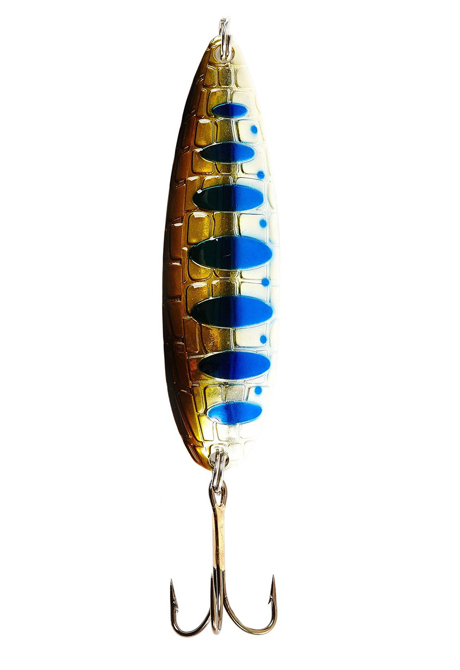 

Блесна Lucky John Croco Spoon 18 г, 019, 1 шт., Золотистый;синий, Croco Spoon