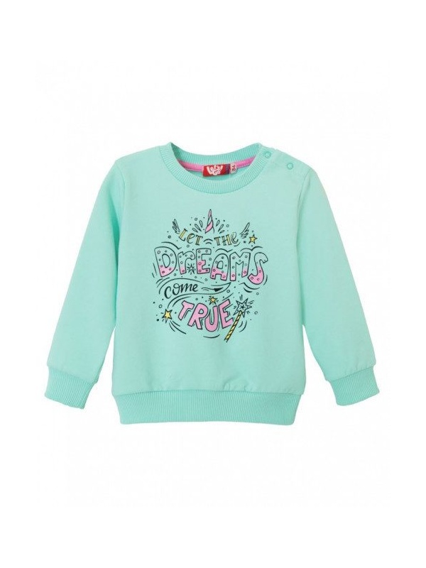 

Свитшот Let's Go! 500288 цв.бирюзовый р.80, 500288