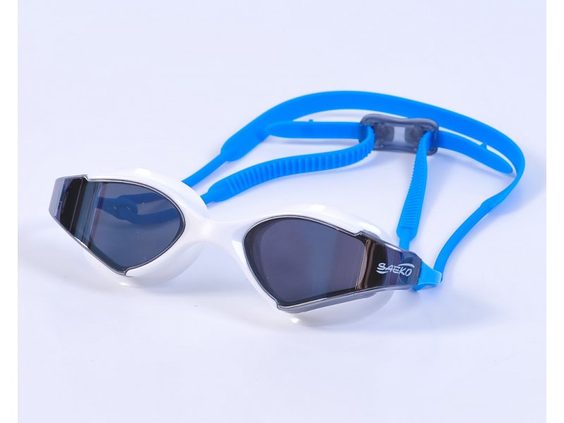 Очки для плавания Saeko S53 Blade Mirror L34 синие