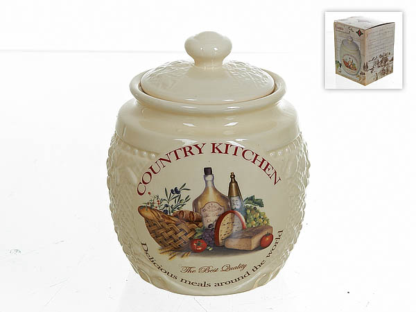 

Банка для сыпучих продуктов Polystar Collection, Country Kitchen, 0,87 л