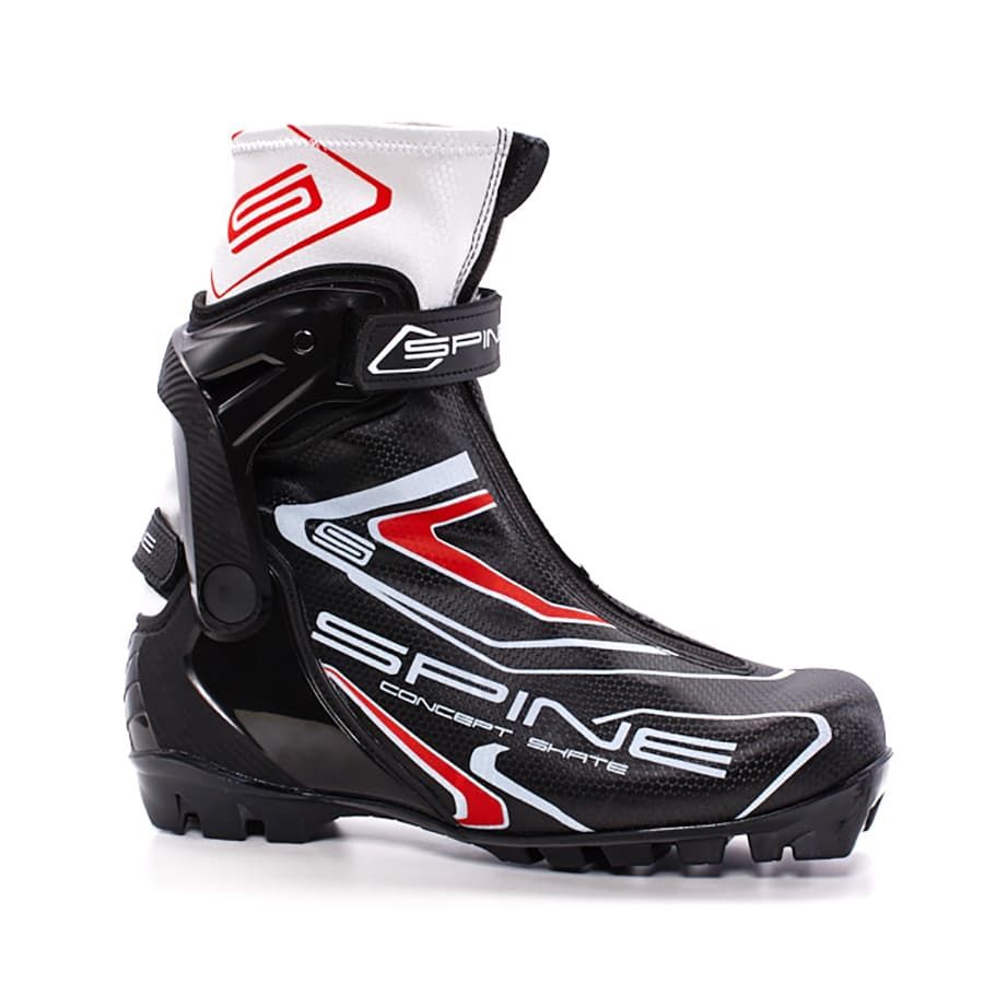 фото Ботинки для беговых лыж spine concept skate 296 nnn 2020, черные, 45
