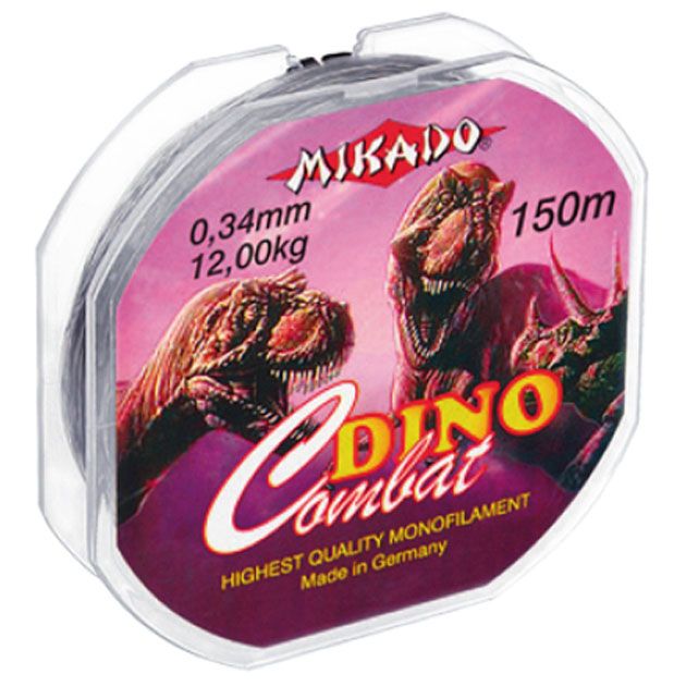 фото Мононитная леска mikado dino combat 150м - 0.30мм - 10.70кг