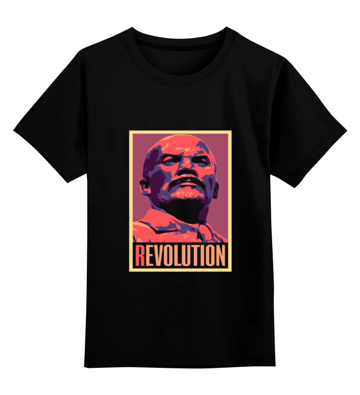 

Детская футболка Printio Revolution цв.черный р.116, 0000001521668