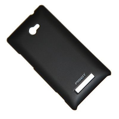 фото Чехол для htc 8x задняя крышка пластиковый pisen матовый <черный> promise mobile