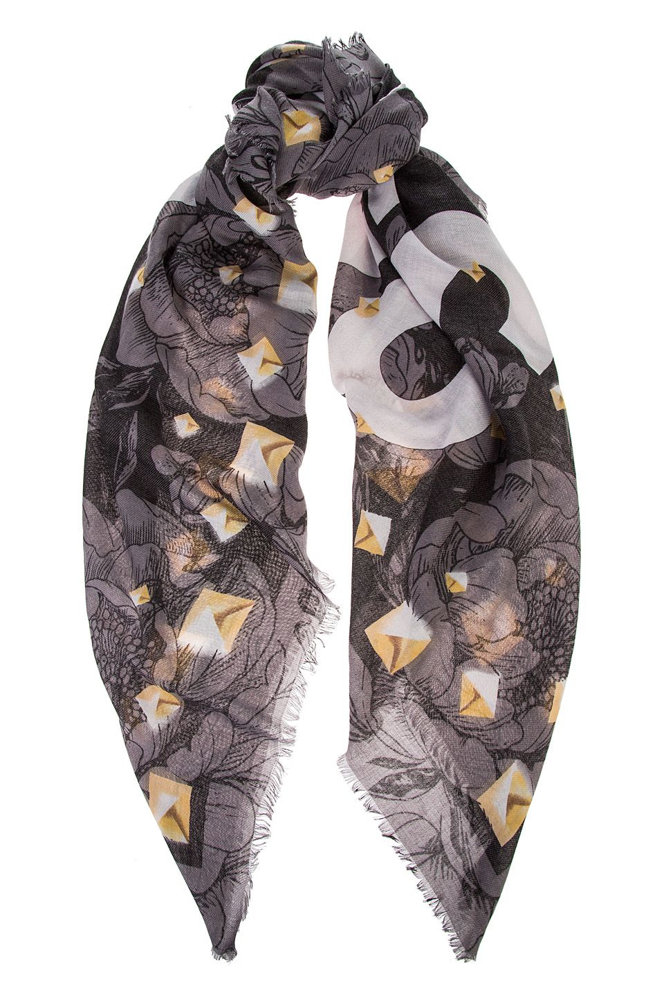 

Платок женский Guess AW8350 разноцветный, Серый, AW8350