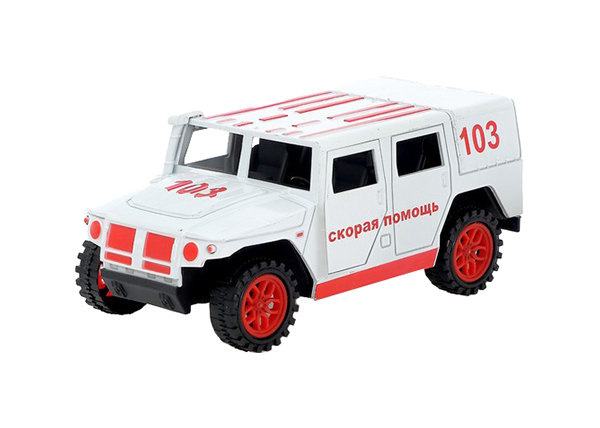 

АВТОГРАД Машина инерционная "Тигр Скорая помощь", №SL-02761Q Автоград