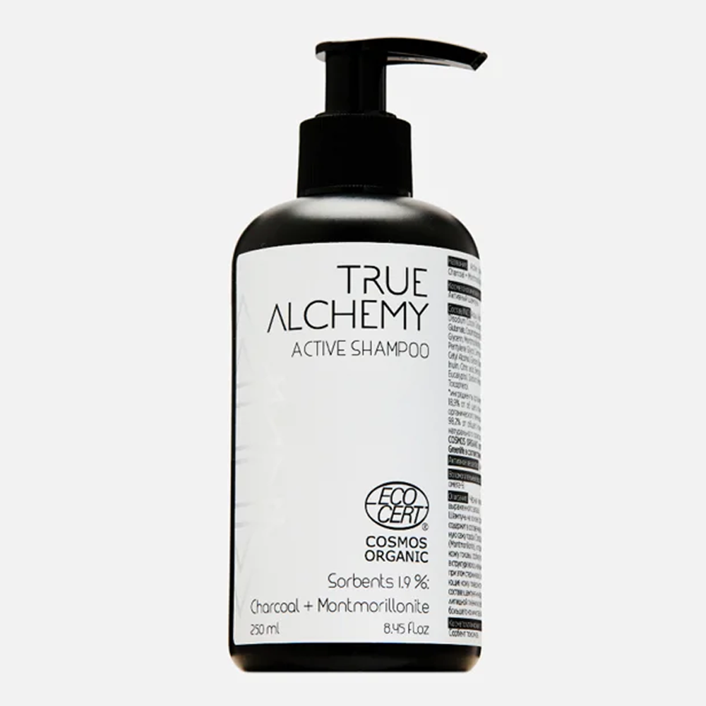 Шампунь True Alchemy Sorbents 1,9% Charcoal Montmorillonite 250 мл