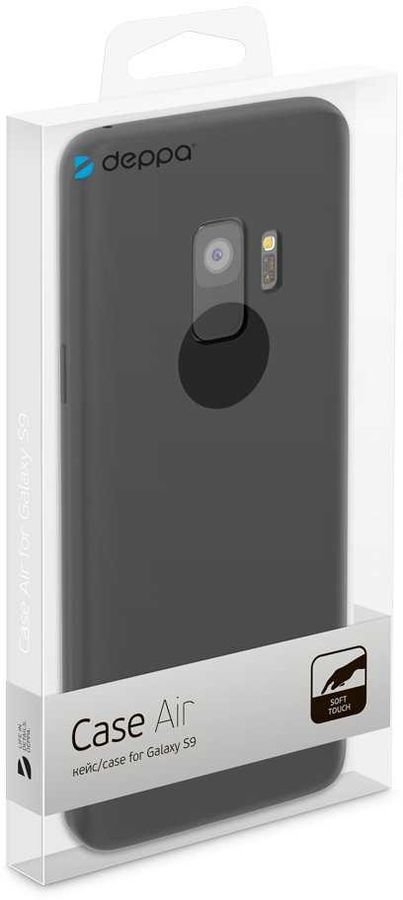 

Чехол Deppa Air Case для Samsung Galaxy S9 Black, Черный, Air Case для Samsung Galaxy S9 Black