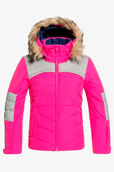 фото Детская сноубордическая куртка bamba roxy цв.розовый р.170