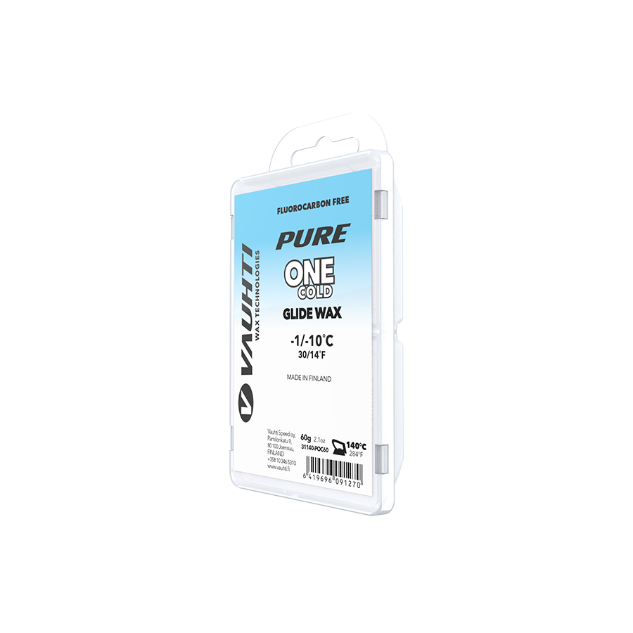 

Мазь скольжения VAUHTI PURE ONE COLD -1C/-10C 60 грамм, Белый;синий