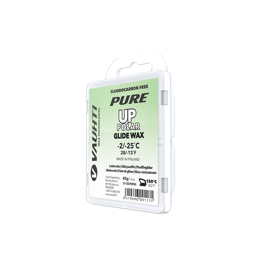 

Мазь скольжения VAUHTI PURE UP POLAR -2C/-25C 45 грамм, Белый;зеленый