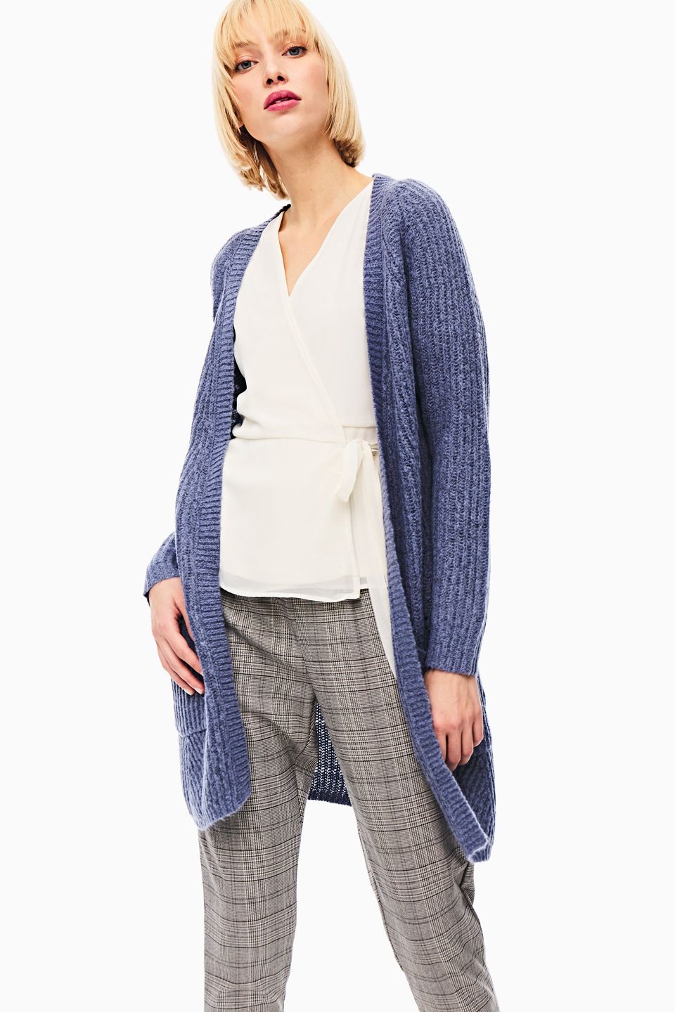 

Кардиган женский ONLY 15165076 синий XS, 15165076