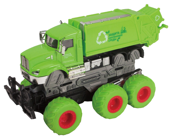 

Мусоровоз с краш эффектом Funky Toys, Зеленый