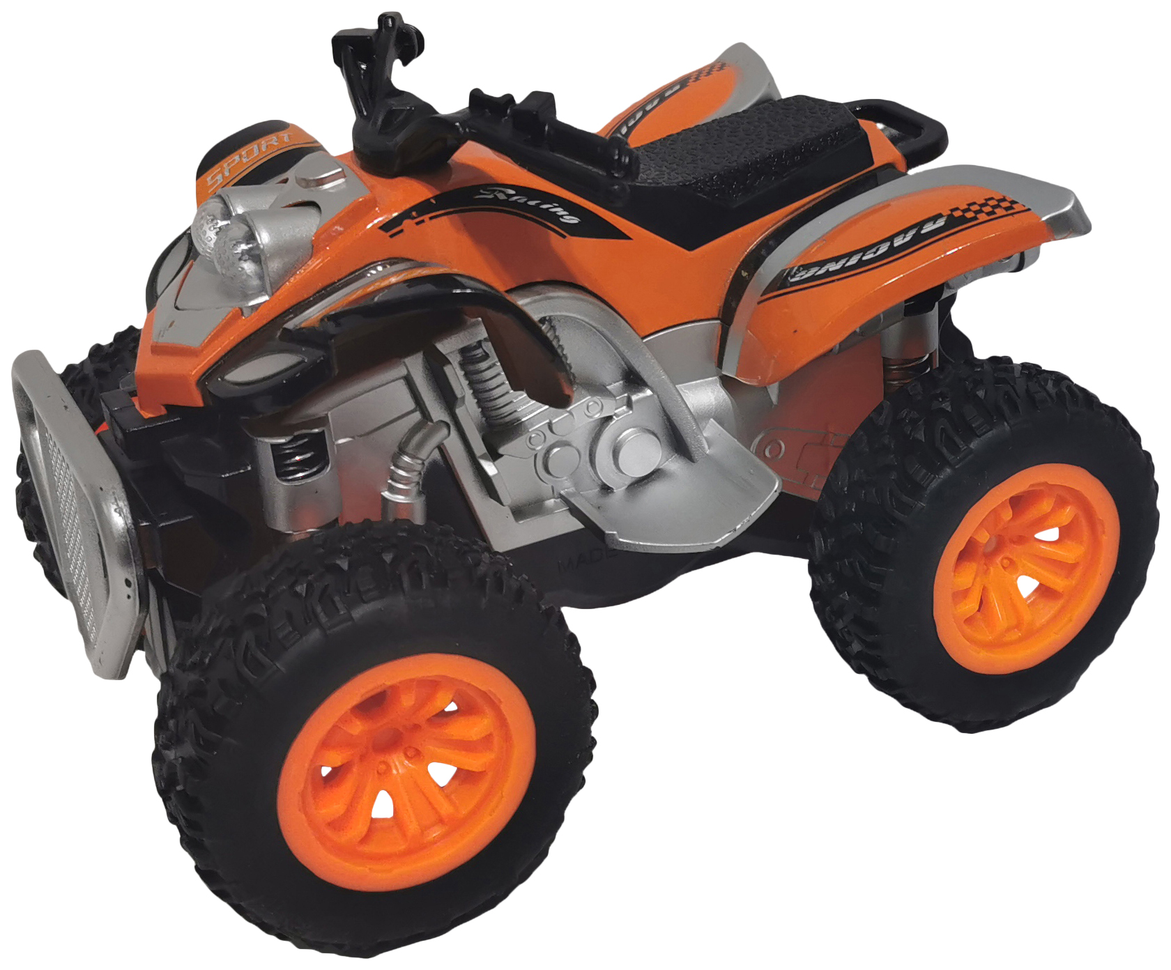 

Квадроцикл die cast инерционный Funky Toys, Оранжевый