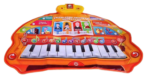 

Пианино тетушки Совы обучающее со светом и звуком на батарейках S+S Toys