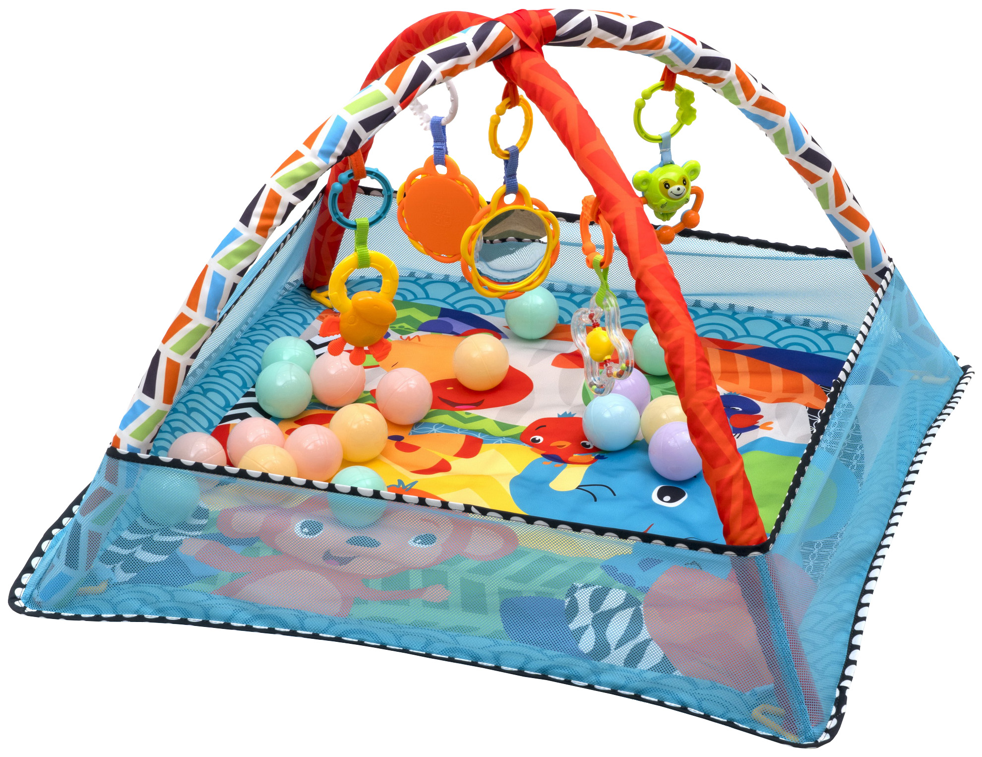 фото Коврик с игрушками play ground gym funkids