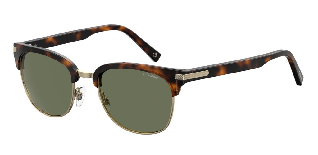 фото Солнцезащитные очки мужские polaroid pld 2076/s коричневые