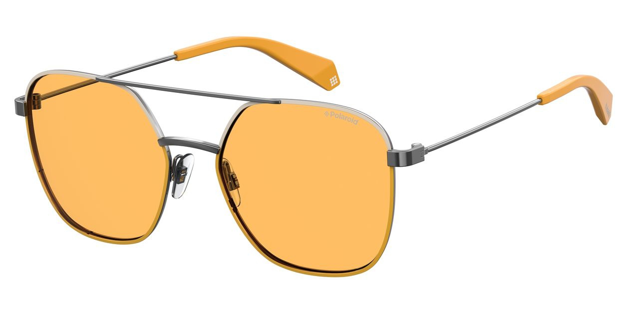 Солнцезащитные очки унисекс Polaroid PLD 6058/S оранжевые