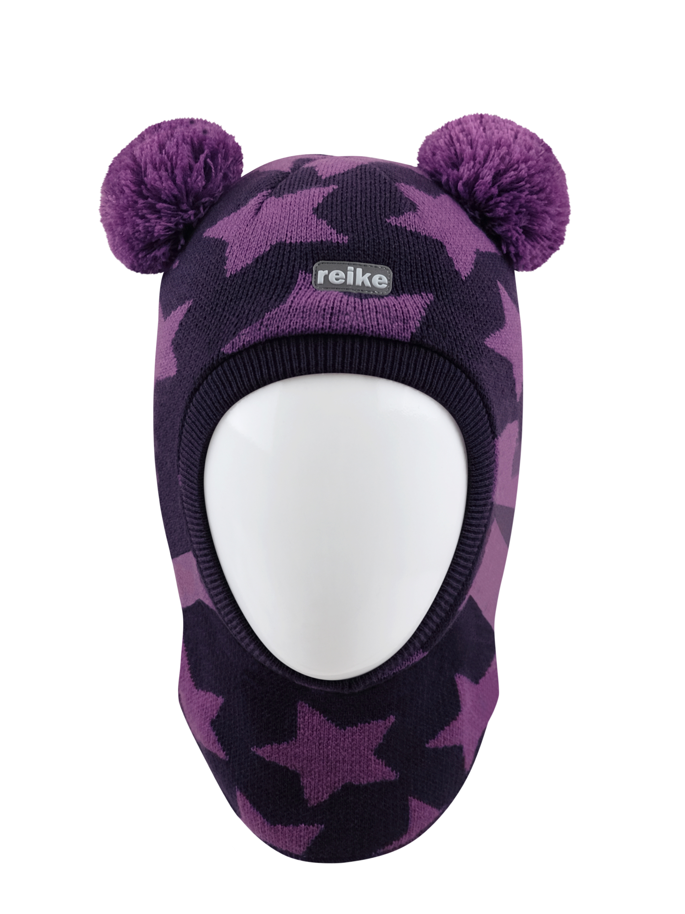 фото Шапка-шлем для девочки reike unicorn purple, rkn2021-5 ucn purple, р.52