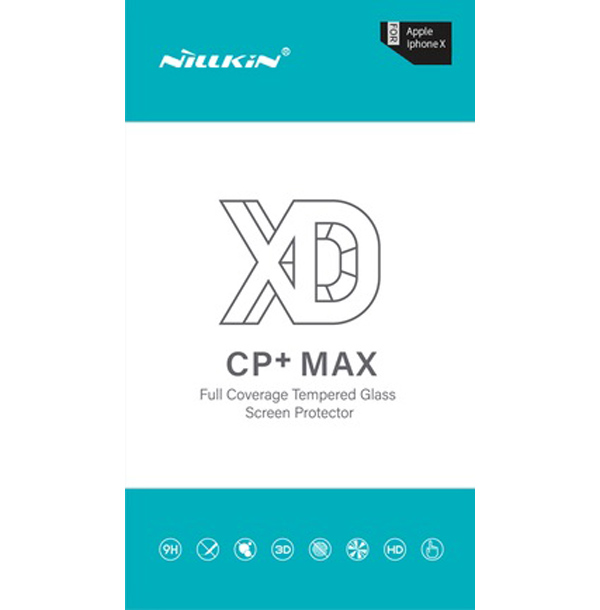 

Защитное стекло Nillkin 3D СP+ Max для Apple iPhone Х/Xs Black, 3D СP+ Max для Apple iPhone Х/Xs Black