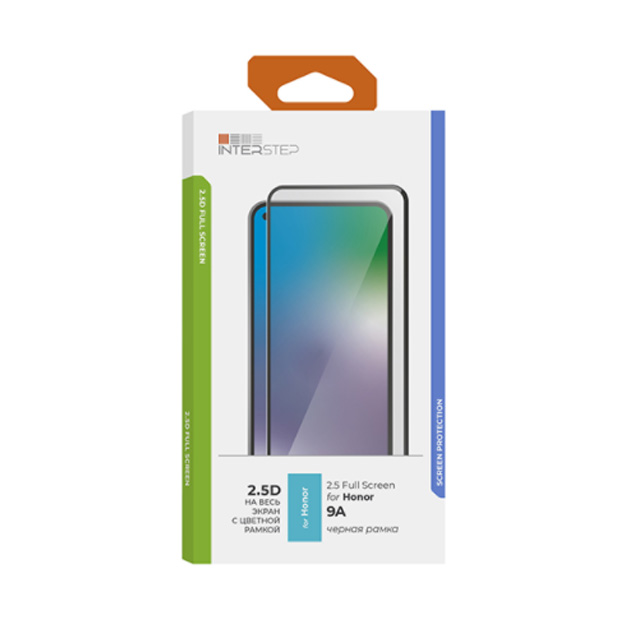 

Защитное стекло InterStep IS-TG-HON00009A-02AFB0-ELGD00, 2.5D для Honor 9A Black