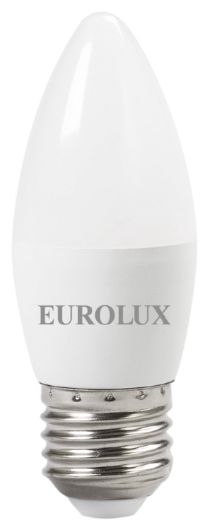 фото Лампа светодиодная eurolux ll-e-c37-6w-230-4k-e27