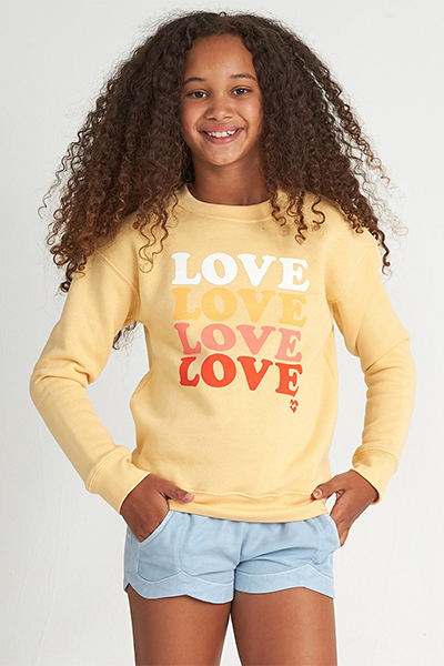 

Свитшот детский Billabong So Much Love Yellow Д р.164, S8CR01-BIP0