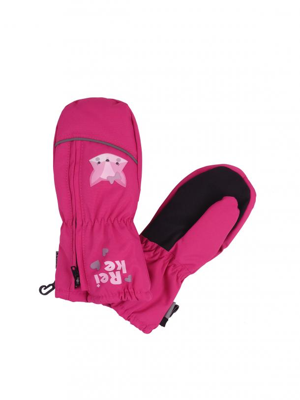 фото Варежки детские reike fenek fuchsia, rw20-fnk2 fuchsia, 2 /2 года/ 11 см