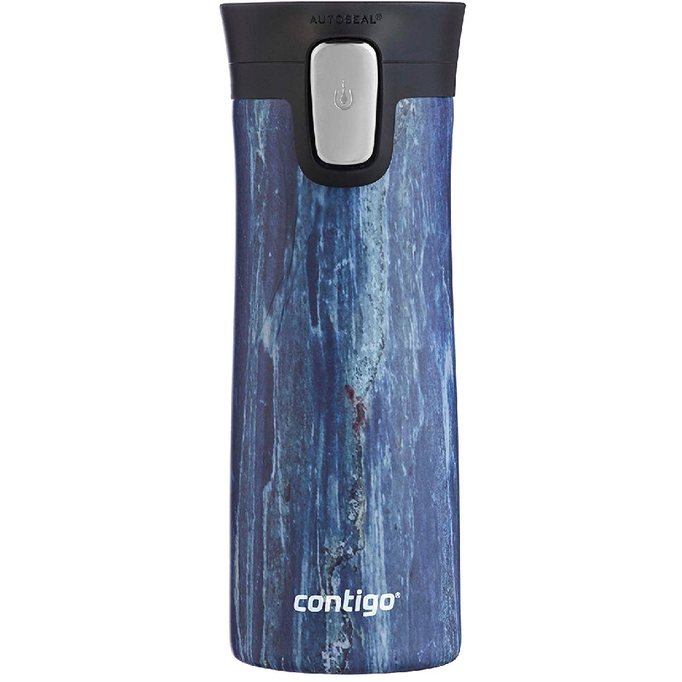 фото Термокружка contigo pinnacle couture blue slate, 0.42 л