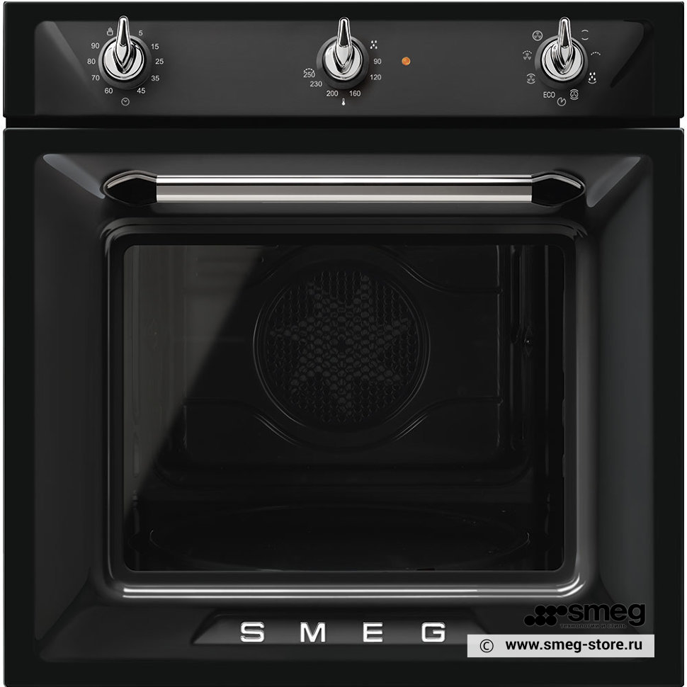 фото Встраиваемый электрический духовой шкаф smeg sf6905n1