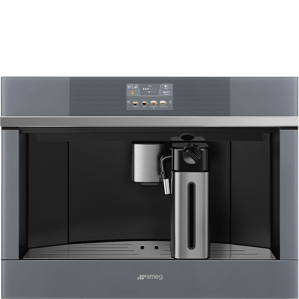 фото Встраиваемая кофемашина smeg cms4104s grey