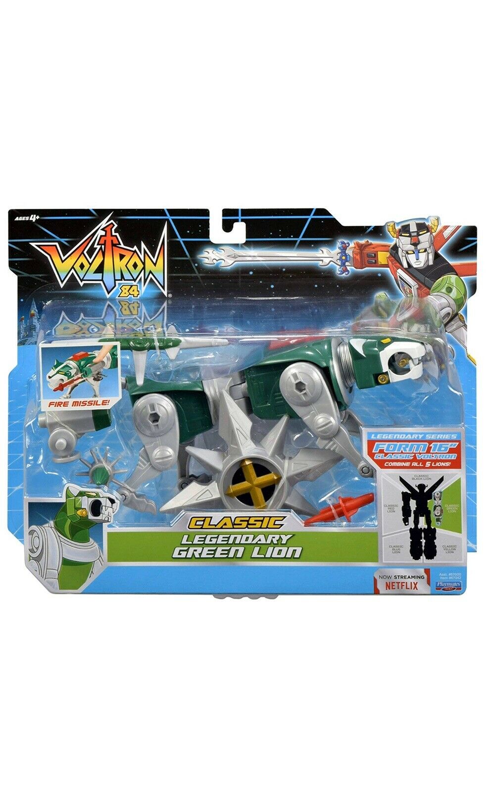 

Фигурка Легендарный Зеленый Лев из м/ф Вольтрон (Voltron Legendary Green Lion) DreamWorks