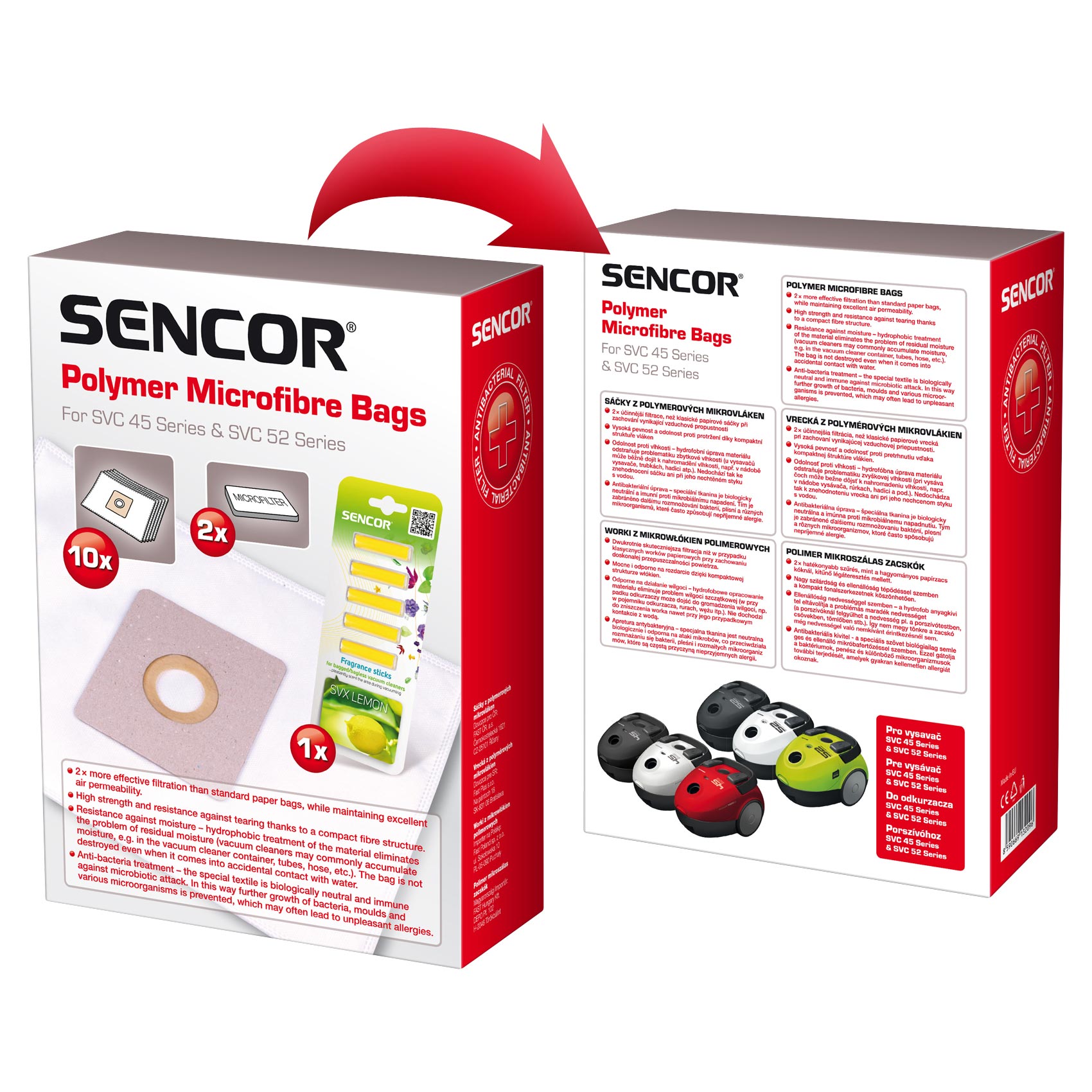 

Пылесборник Sencor SVC 45/52, SVC 45/52