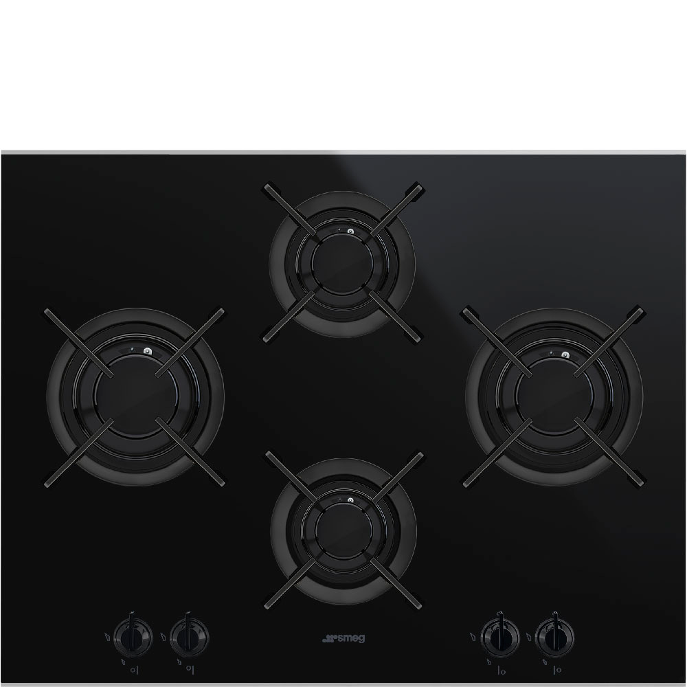

Встраиваемая газовая панель Smeg PV664LCNX Black, PV664LCNX