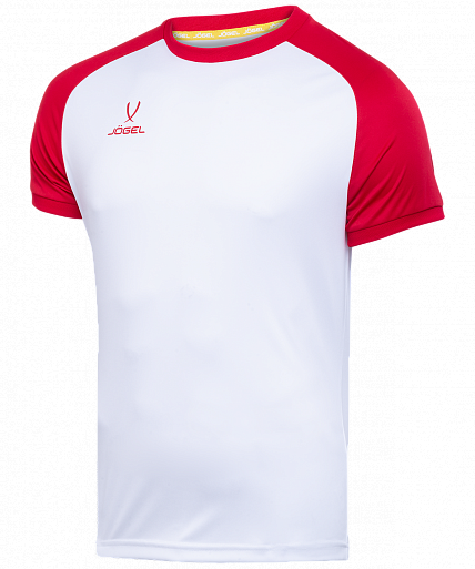 фото Футболка футбольная jogel camp reglan, white/red, xl