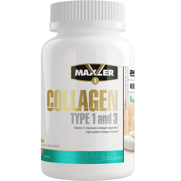 фото Коллаген maxler collagen type 1 and 3, 90 таблеток